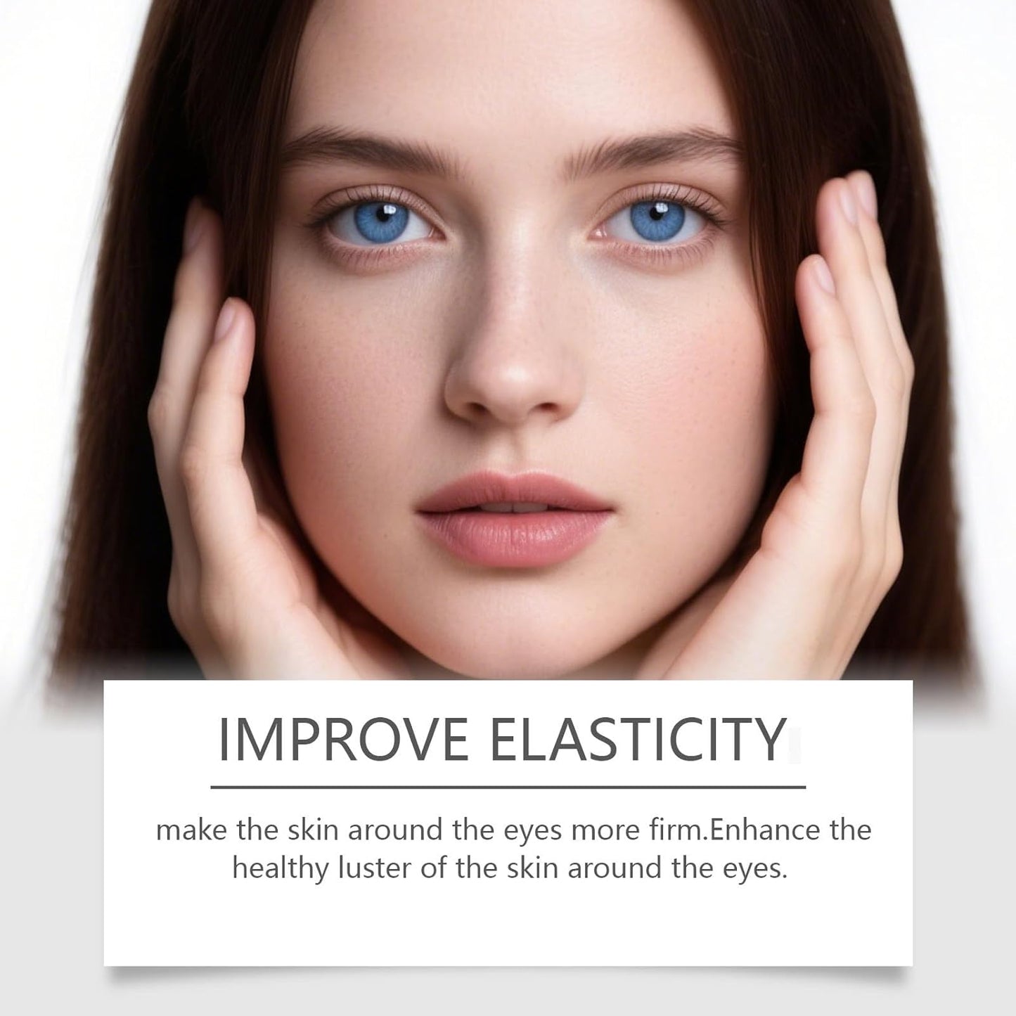 Eye Tightener with Brush, Eye Tightening Cream Instant, Instant Eyes Bag Tightener, Dark Circles Under Eyes Remover, Reduce Fine Lines and Wrinkles, Firming Smoothing Puffiness