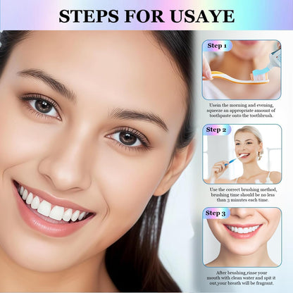 Niacinamide Whitening Toothpaste, Niacinamide Toothpaste, Whiter Teeth & Fresh Breath,Enamel Safe Whitening & Stain Removal Naturall,Repair and Protect Teeth 100g