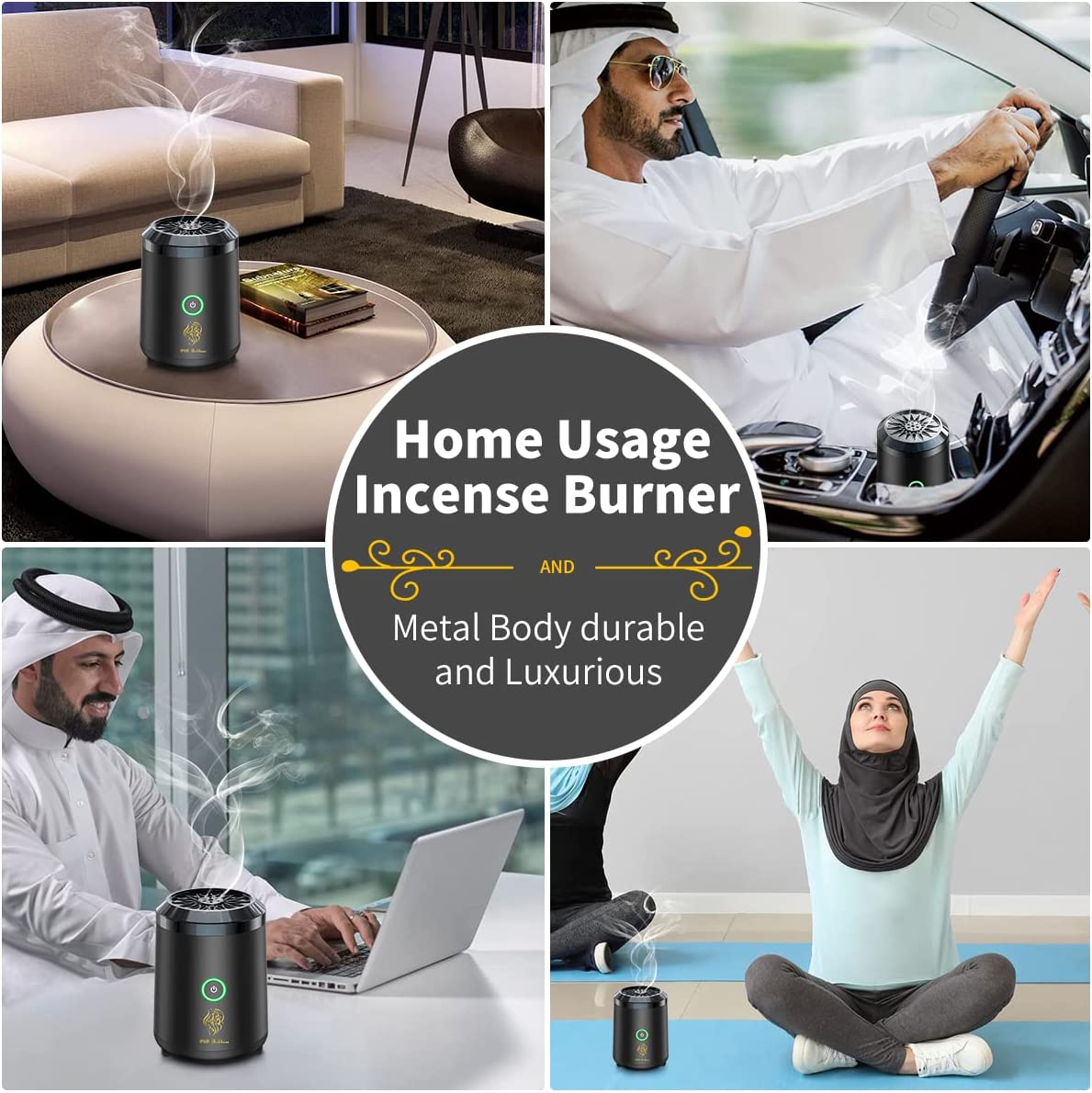 Bukhoor Perfume Dispenser Smart ⭐⭐⭐⭐⭐ 5.0 with Bluetooth Speaker